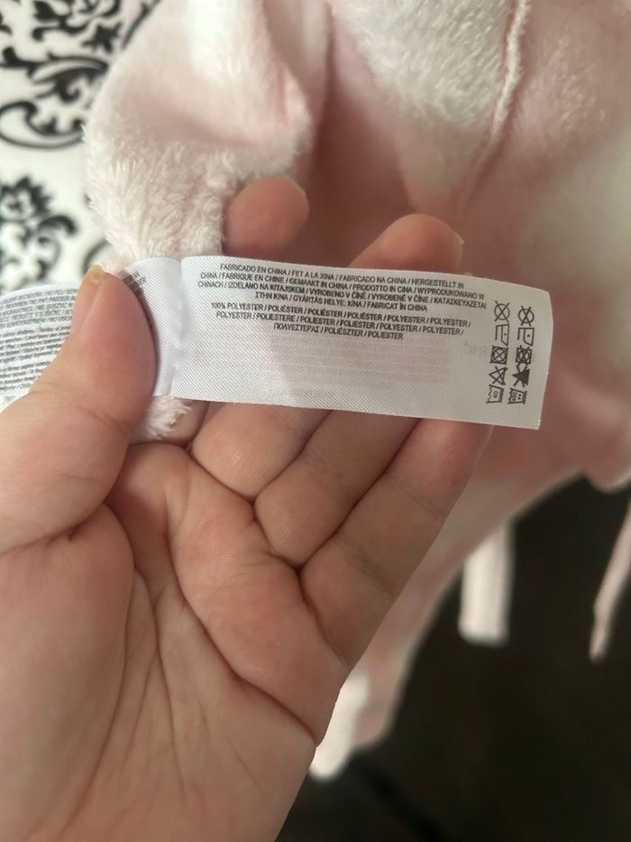 Peignoir Primark taille 40-42 rose et blanc - photo numéro 7