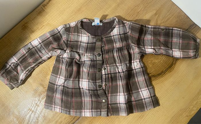 Chemise hiver fille 12 mois