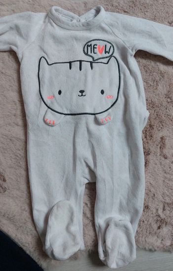 Pyjama chat 9 mois