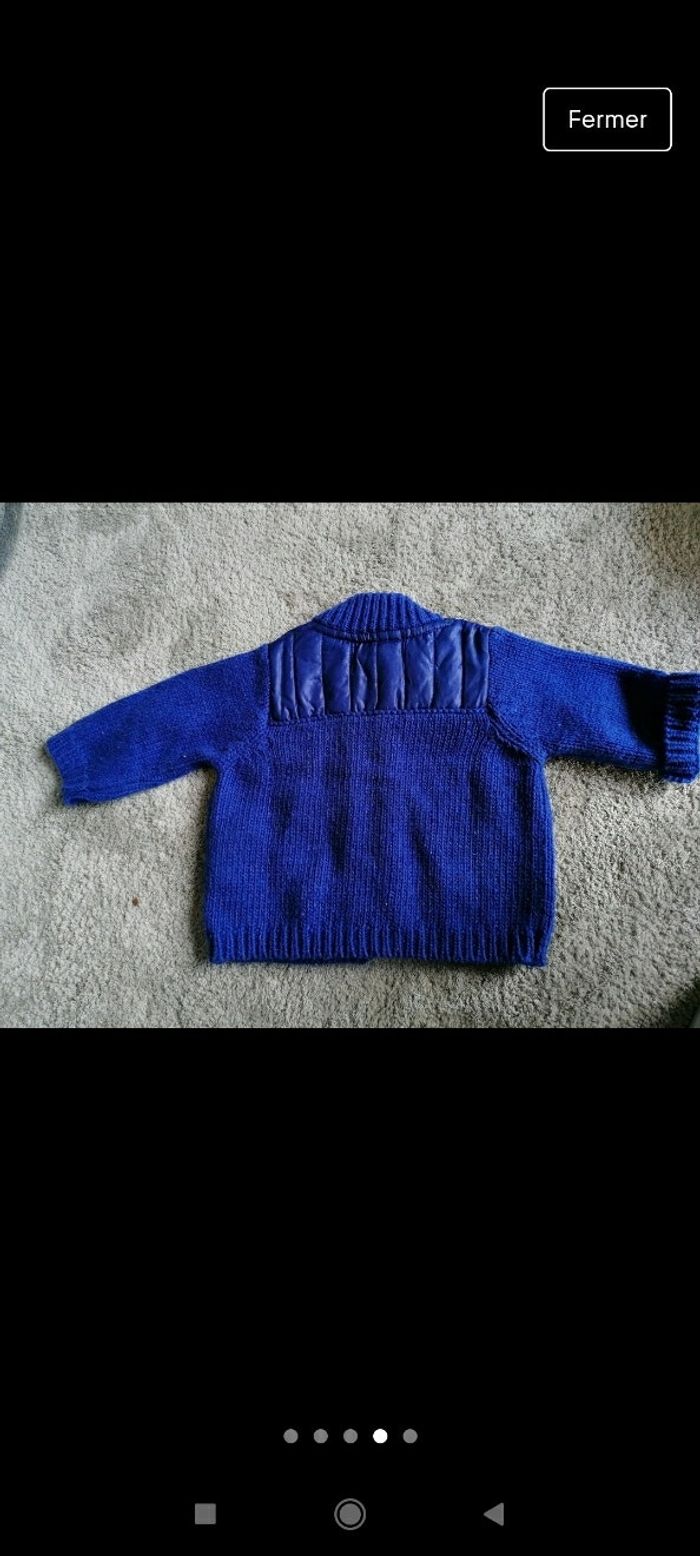 Gilet bleu dpam 3 mois - photo numéro 5