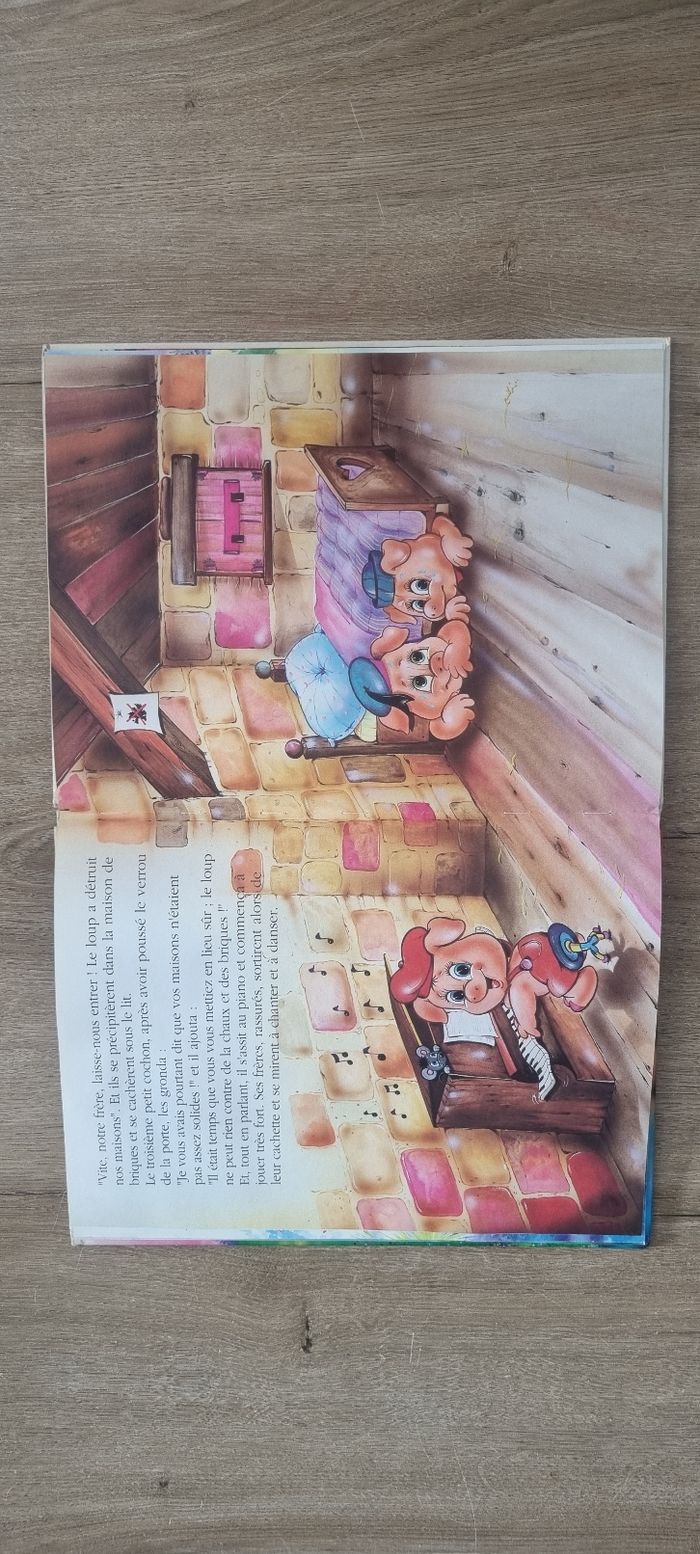 Livre ancien Les 3 petits cochons Saep - photo numéro 5
