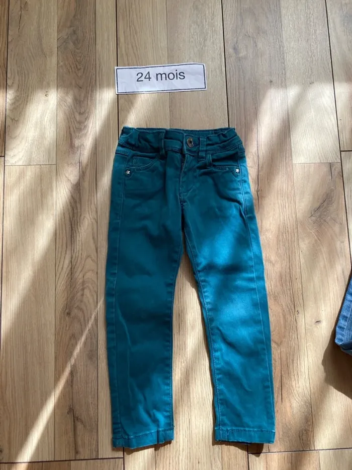 Jean slim bleu canard 86 cm