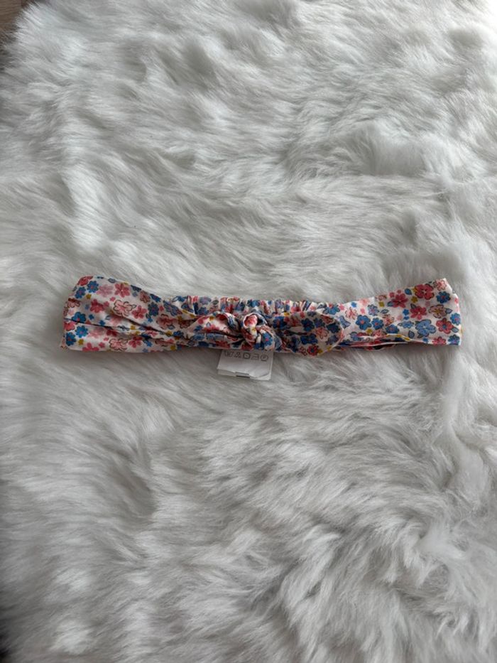 Bandeau 24 mois coton Kiabi liberty fleurie