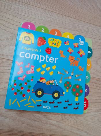 Livre j'apprends à compter édition ballon