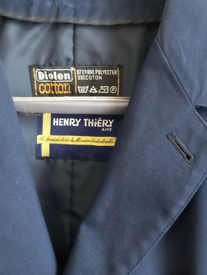Manteau pour homme ou femme taille XXL couleur bleue marine - photo numéro 4