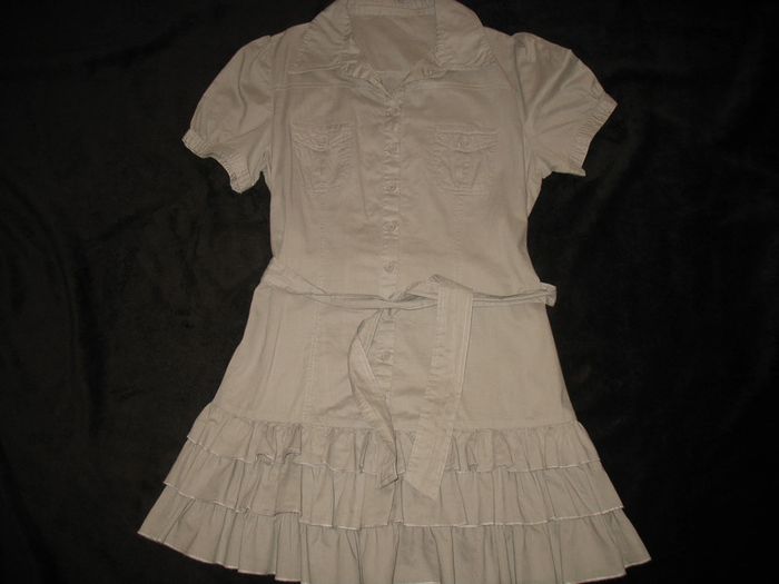 ROBE COURTE MC GRISE "TEX" - TAILLE 42 / 44 - n°01