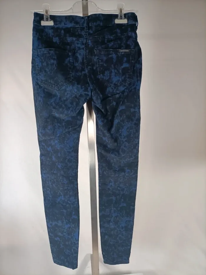 Pantalon Maison Scotch taille S - marbré Tie & dye - A059 - photo numéro 6