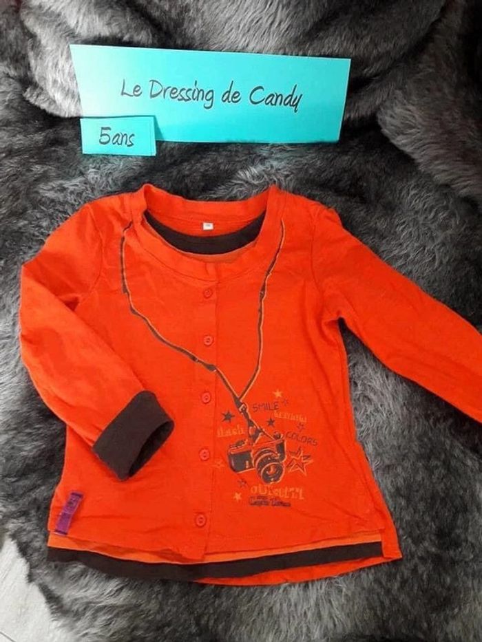 T-shirt ML fille 5 ans