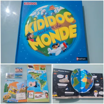 Livre animé de flaps, tirettes.. Kididoc grand format 🌎 Le Kididoc autour du monde 🌎 (94)