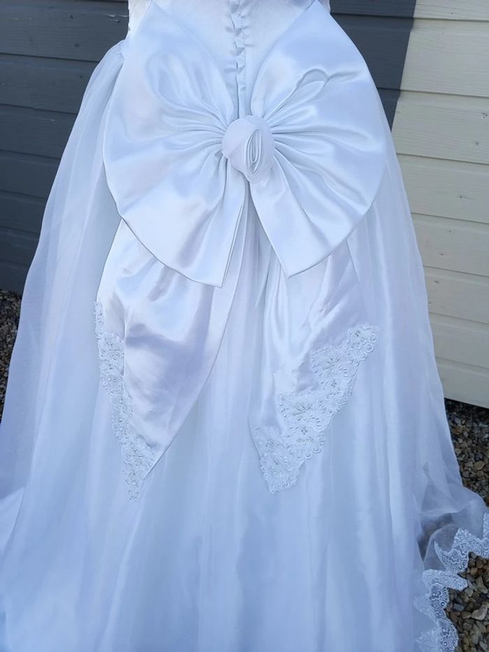 robe de mariée vintage taille 36/38/40 - photo numéro 16