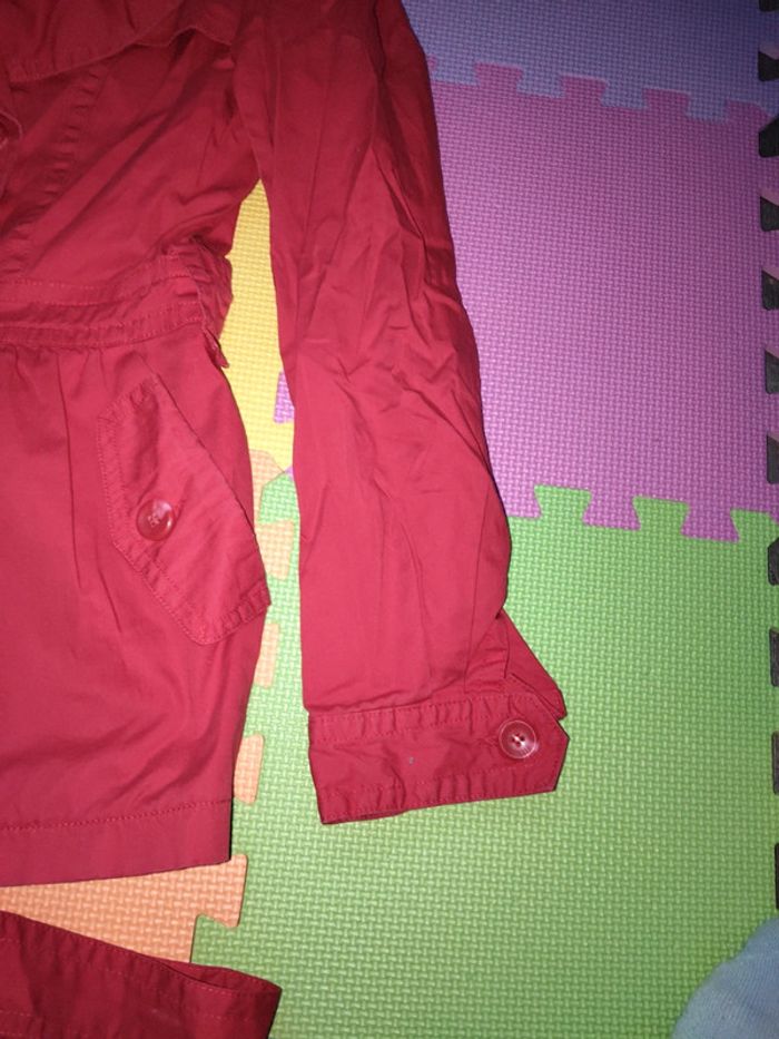 Trench rouge taille 36 - photo numéro 4