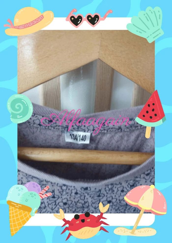 Robe violette 8/10ans - photo numéro 3