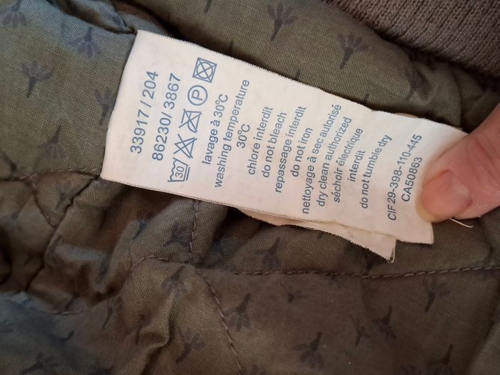 Anorak doublé fille 10 ans couleur taupe - photo numéro 6