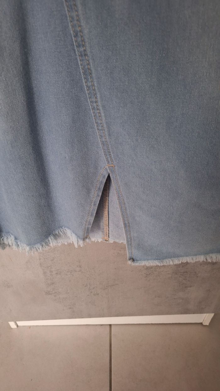 Jupe en jean denim asymétrique - photo numéro 6