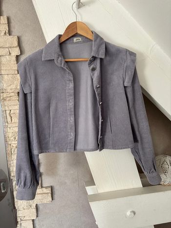 Veste courte grise