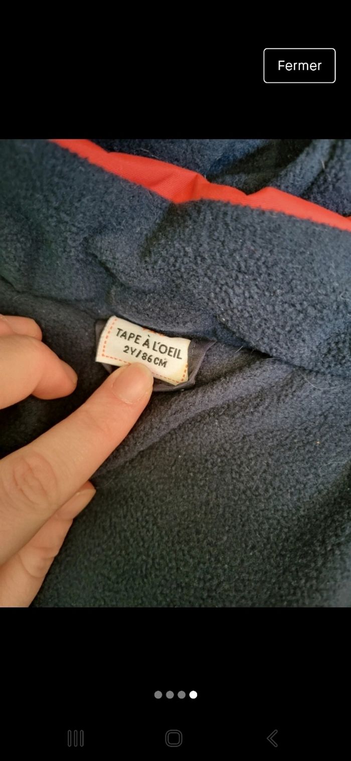 Manteau tape a l'oeil 2 ans - photo numéro 4