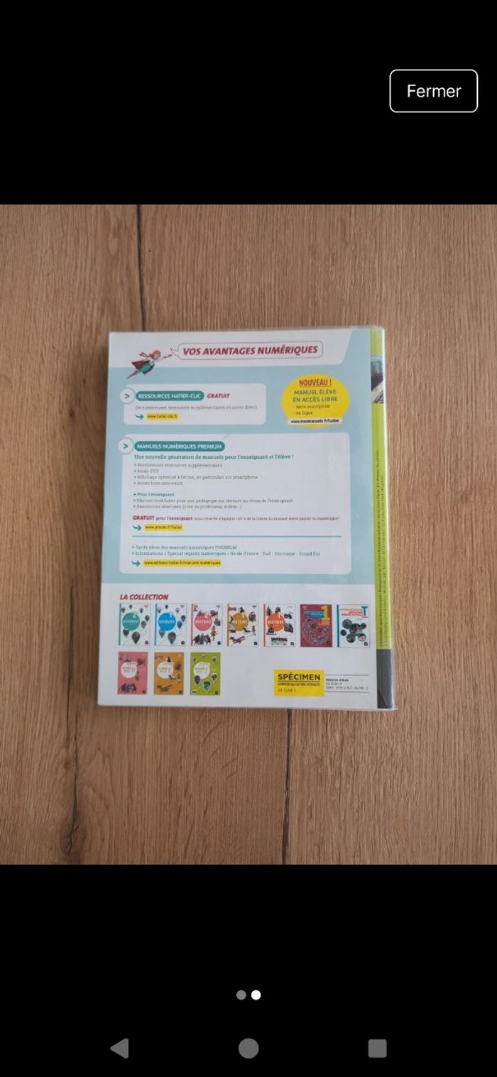 Livre terminale géographie hatier - photo numéro 2