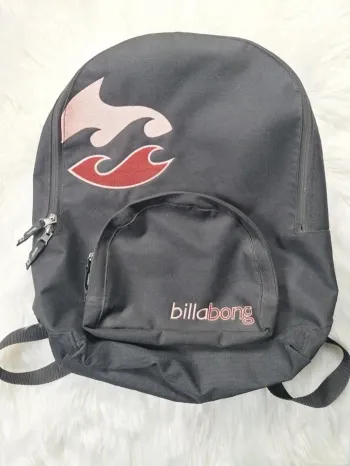Sac à dos Billabong noir – Logo brodé – Plusieurs poches (611)