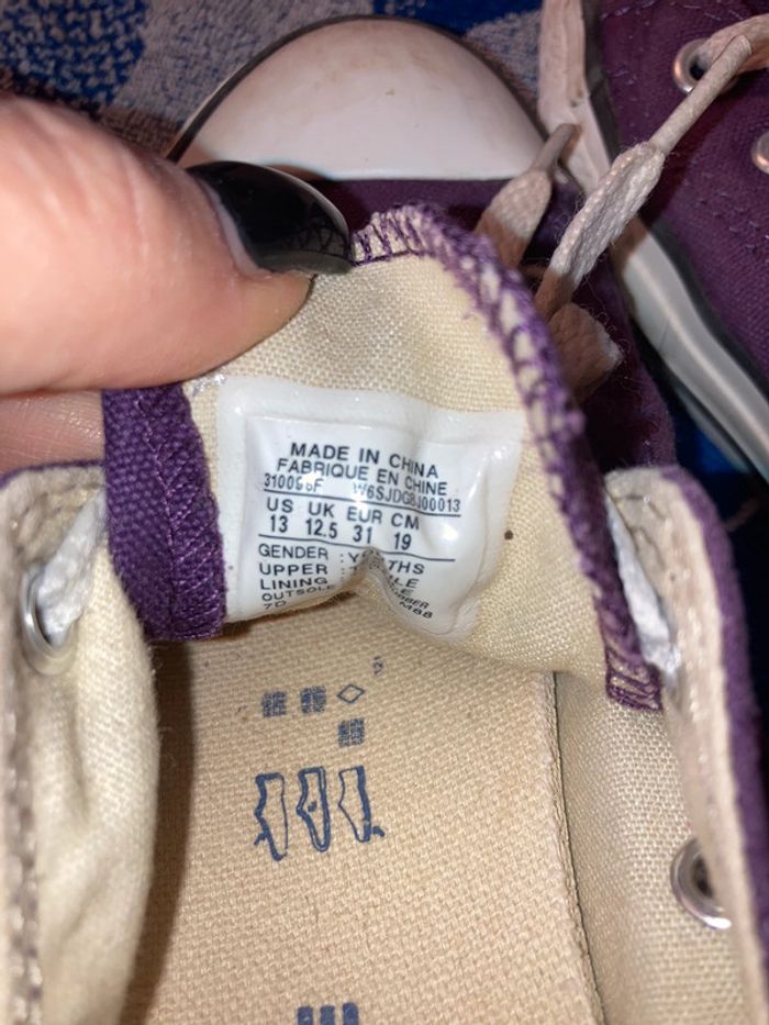 Converse violet P31 - photo numéro 6