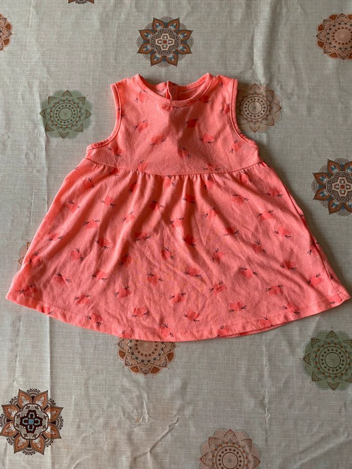 Robe orange chat
