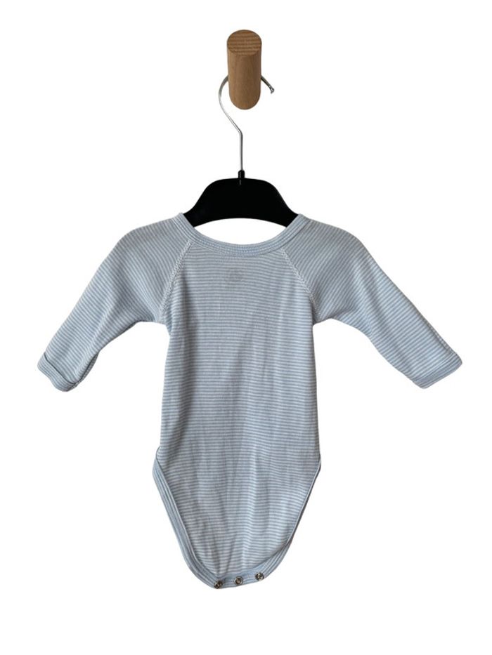 LOT DE 2 bodies manches longues - Petit Bateau 1 mois (54cm) - photo numéro 8