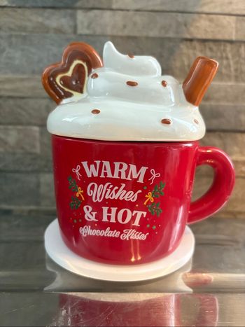 Brûle parfum tasse de Noël