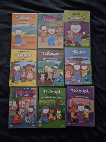 9 DVD Tchoupi