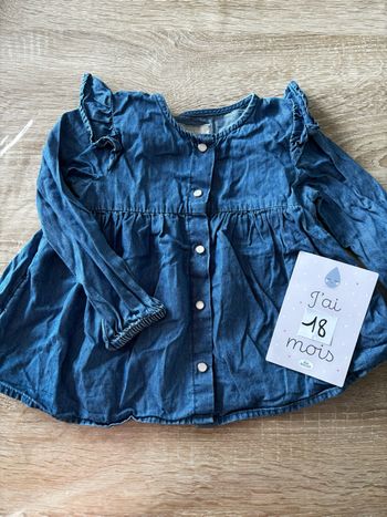 Chemise en jean Primark t.18m