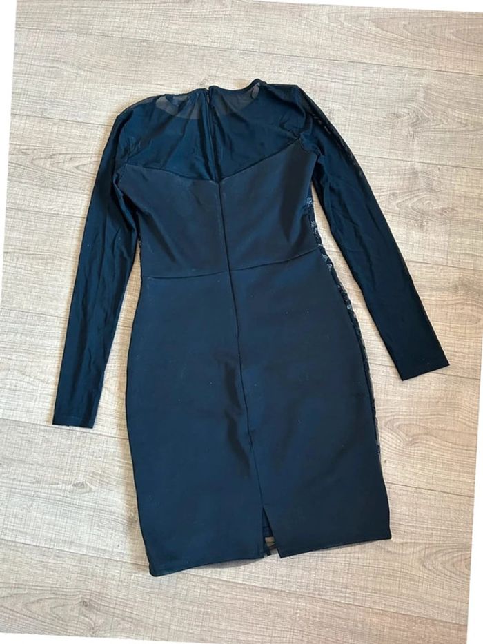 Robe noire et argentée à manches longues Lipsy London taille 38 jamais portée - photo numéro 12