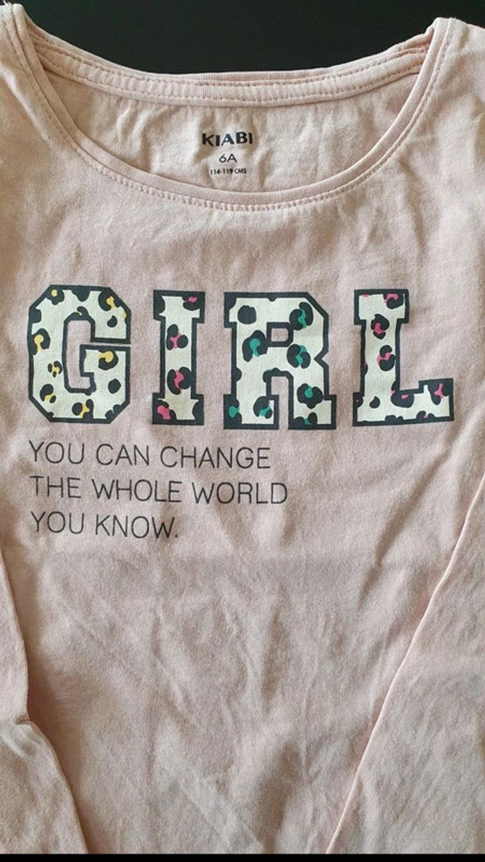 Tee-shirt manche longue 6 ans - photo numéro 2