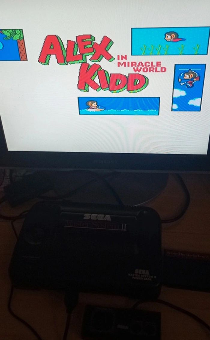 😍 idée cadeau rétro gaming pack Sega master system 2 Alex kidd+ sonic - photo numéro 2