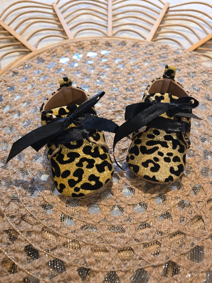 Chaussures bébé leopard