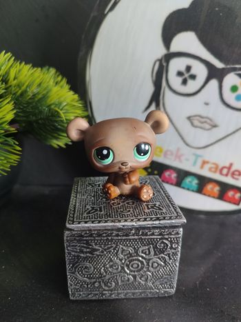 lps00867 My Littlest Petshop Pet Shop LPS Hasbro Authentic Panda Ours Bear 1001