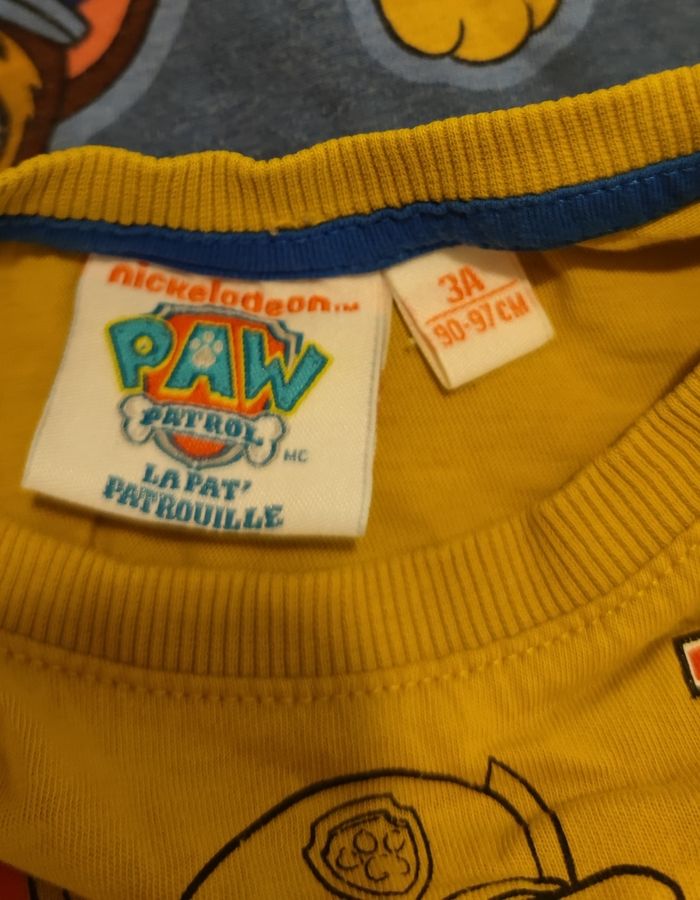 Lot de tee shirt 🧸 de la  Pat patrouille 🐾 3 ans 🐶 - photo numéro 8