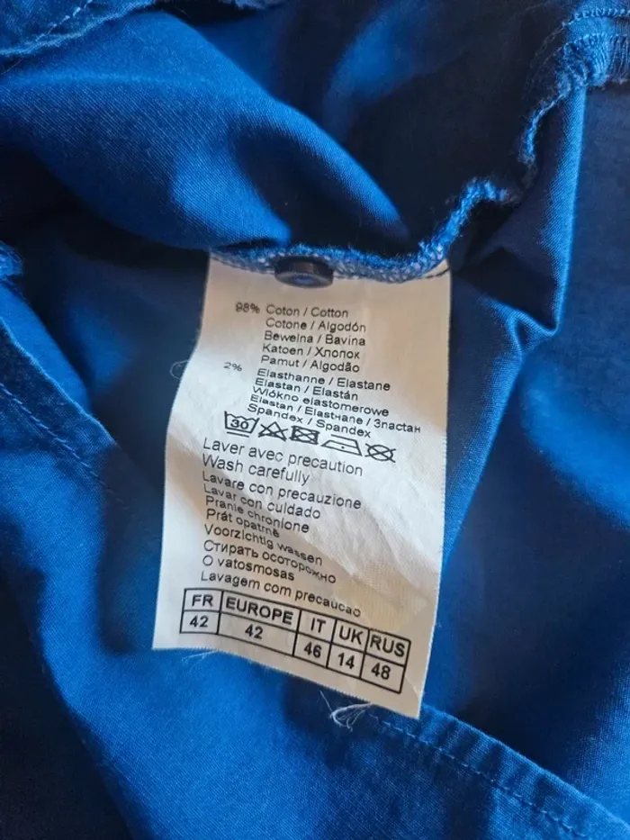 Chemise femme bleu - Camaïeu - photo numéro 9