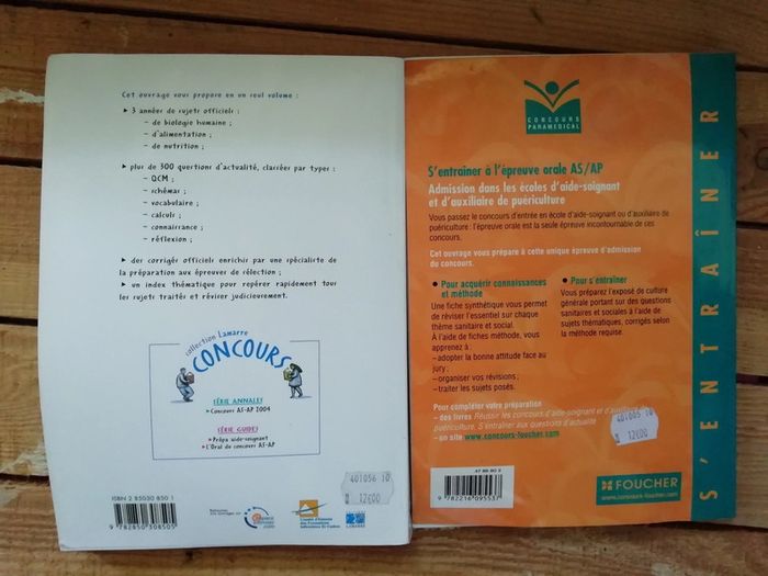 Livres concours AS-AP - photo numéro 2