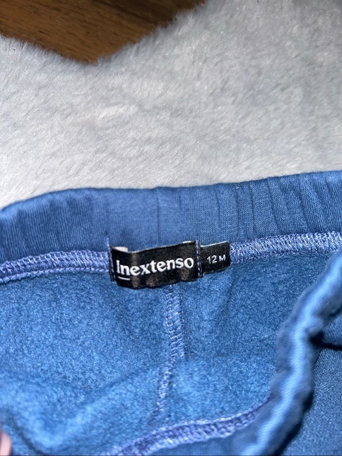 Pantalon souple épais bleu - 12 mois - In Extenso - photo numéro 4