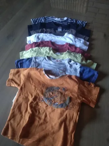 Lot de 8 Tee Shirt Manches courtes Garçon
