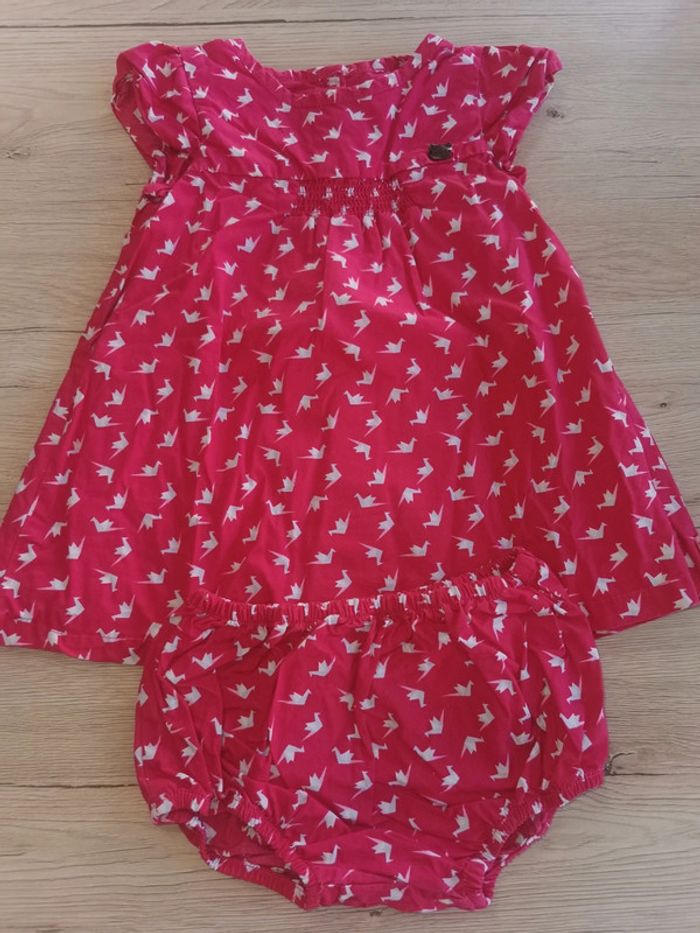 Robe+ bloomer fille 9 mois Sgm