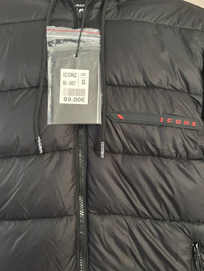 Manteau manches sweat noir icon2 - photo numéro 3