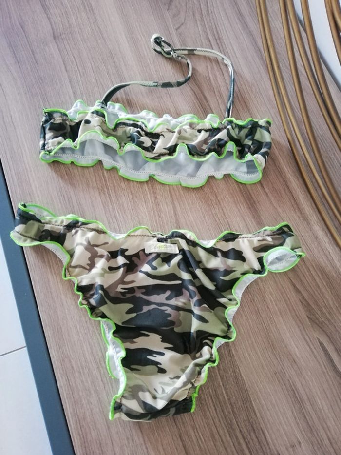 Maillot de bain 2 pièces Benetton T8ans - photo numéro 2
