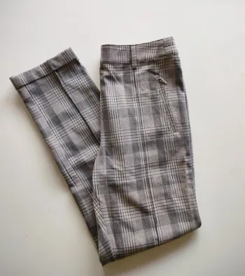Pantalon à carreaux Camaïeu taille 36