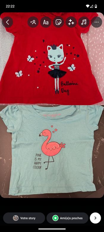 Tee shirts fille 🤔