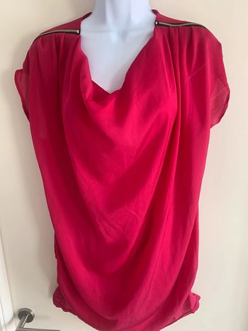 Blouse fushia