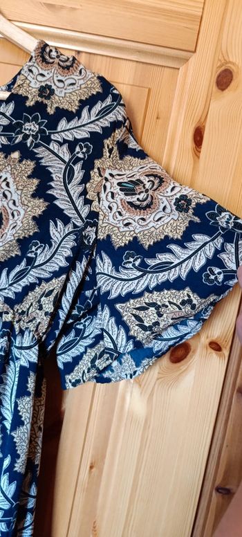 Robe longue à motif vintage / baroque