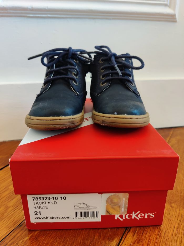 Chaussures Kickers Tackland bleu marine t21 - photo numéro 6