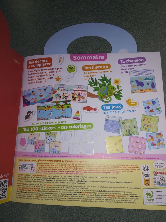 Revue d'activités Popi, septembre 2025, 1/3ans, neuve - photo numéro 4
