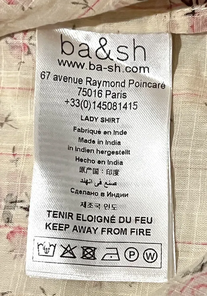 Chemise romantique Haby  Ba&sh taille 40 - photo numéro 11