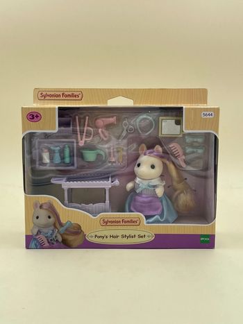 Coffret figurine Sylvanian Families Pony’s Hair Stylist Set N•5644 Epoch d’enfance neuf