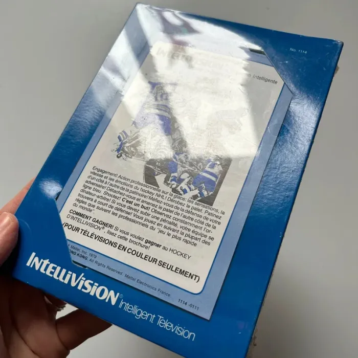 Jeu vidéo hockey mattel electronics intellivision - photo numéro 5